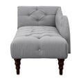 thumbnail image 4 of OakvillePark Deming Tufted Chaise Lounge, Dove Gray, 4 of 7