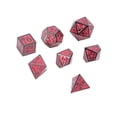 thumbnail image 2 of Juego de dados para juegos de mesa, 7 piezas de dados de metal, juego de dados de metal transparente, juego de dados poliédricos, calidad inigualable, 2 of 8
