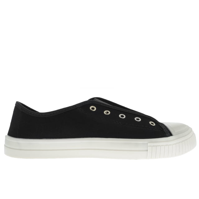 Tenis color negro con punta y suela blanca 25 Dorothy Gaynor Tenis color negro con punta y suela blanca 25