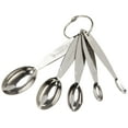 thumbnail image 1 of Juego de cucharas medidoras Cuisipro de acero inoxidable, tamaños impares, 1 of 2