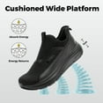 thumbnail image 2 of FitVille Extra Wide Mens Slip on Walking Shoes with Arch Support Sneakers for Men, 2 of 6