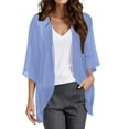 thumbnail image 1 of Uinagy Cardigan Décontracté pour Femmes Couleur Unie Protection Solaire, 1 of 4