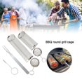 thumbnail image 4 of 1 st Cylindre de Barbecue en Maille Transparente en Acier Inoxydable, 4 of 5