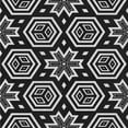 thumbnail image 1 of Ahgly Company Machine Washable Indoor Square Transitional Night Black Area Rugs, 6' Square, 1 of 7