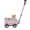 Pink, variant on WDZS Dog Stroller Dog Wagon Cart 4 Wheels Folding Dogs Stroller with Pull Handle for Small Dogs, Cats,for Travelling Shopping Walking Playing,Pink