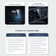 thumbnail image 4 of EIGTHTAIL Bluetooth 5.0 Audio Adapter 2 In 1 Wireless Receiver Transmitter Aux Dongle for Mobile Phone, 4 of 8