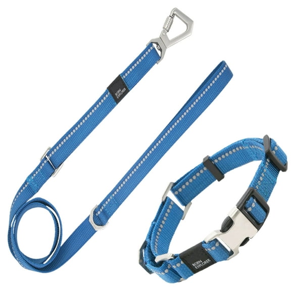 Pet Life ® 'Advent' Outdoor Series 3M Reflective 2-in-1 Durable Martingale Training Dog Leash and Collar