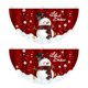 thumbnail image 1 of Wartleves Banderines navideños, banderines navideños con forma de muñeco de nieve de 35 pulgadas, banderines con forma de abanico y Papá Noel decorativo, banderines con forma de abanico de Feliz Navid, 1 of 7