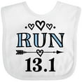 thumbnail image 3 of Inktastic Running Half Marathon Run Girls Baby Bib, 3 of 4