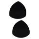 thumbnail image 2 of Almohadillas triangulares para , almohadillas de esponja para mujer, copas de extraíbles para mujer, accesorios transpirables para Negro Sunnimix Inserto de almohadilla de sujetador, 2 of 8
