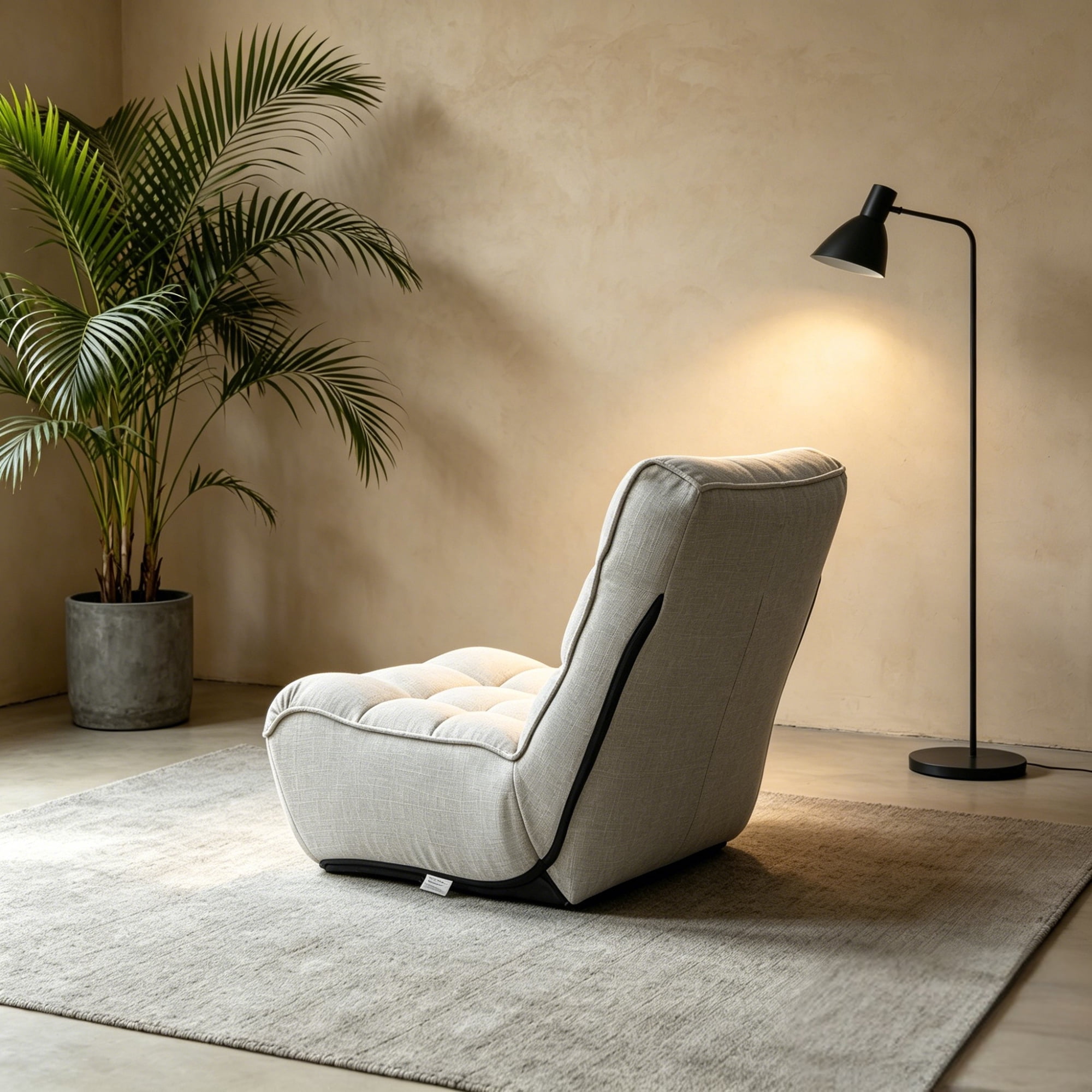 Single sofa reclining chair Japanese chair lazy sofa tatami balcony reclining chair leisure sofa adjustable chair