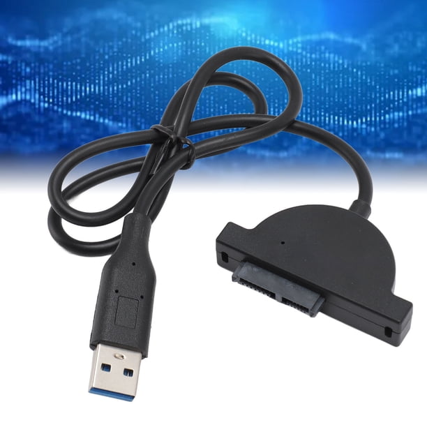 Cable USB 2.0 A, 13 pin Plug Y Reproducir El Cables del Adaptador de Unidad Óptica 19.7 Pulgadas para La Computera Portátil DVD ROM PARA