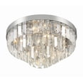 thumbnail image 2 of HAY-1403-PN Crystorama Lighting Hayes - 8 Light Flush Mount-8 Inches Tall and 18 Inches Wide-Polished Nickel Finish, 2 of 11