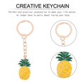 thumbnail image 4 of 4pcs Stylish Pineapple Design Key Chains Unique Hanging Pendants Hangings, 4 of 4