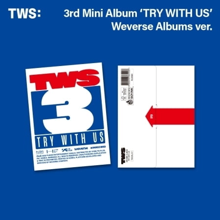 TWS - Try With Us - Weverse Albums Version - incl. QR Card   3 Photocards - Music & Performance - CD