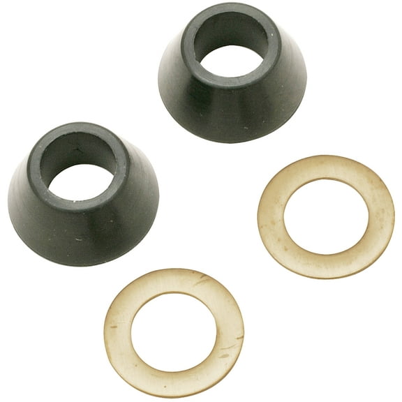 Plumb Pak  7/16 in. Dia. Rubber  Cone Washer and Ring  4 pk
