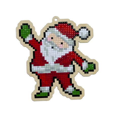 UPC: 4630055962549 | Diamond Painting Charm kit for Creativity & Leisure Diamond Mosaic Ornament KIT Santa Claus WWp309 square acrylic rhinestones for diamond art sorted magnet included