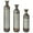 Gold+White + Metal, variant on FENGFAN Torch-Fired Blue Burnt Finish Metal Floor Vases Assorted Heights Set of 3 1 Pack