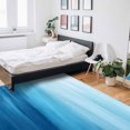 thumbnail image 6 of Area Rugs Indoor Non-Slip Rectangle Rug 2.7x5 Ft Summer Ocean Abstract Blue Water Coastal Rug Rubber Backing Floor Mats Non Shedding Home Decor Carpet for Entryway Living Room, 6 of 8