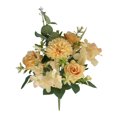 thumbnail image 2 of Flores artificiales, flores falsas, flores de imitación, juego de regalo para mujer, flores de imitación, decoración del hogar, boda, flores de mano, pared, flores artificiales, rosas pegadas, 2 of 6