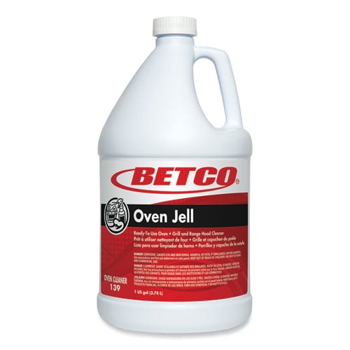 Oven Jell Cleaner, Lemon Scent, 1 Gal Bottle, 4/carton