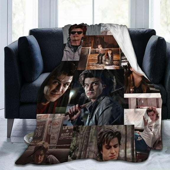 Steve Harrington Fleece Blanket Throw Blanket for Couch - Cozy Luxury Bed Blanket Microfiber and Throws for Sofa