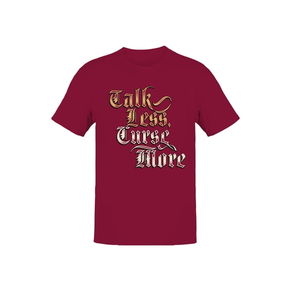 Bold Gothic Typography Message Men's T-shirt