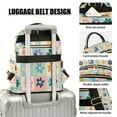thumbnail image 3 of FORMRS Mini Backpack Purse for Women Quilted Travel Daypack Casual Shoulder Bag, Green Floral, 3 of 7
