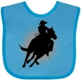thumbnail image 3 of Inktastic Rodeo Rider Team Roping Boys Baby Bib, 3 of 4