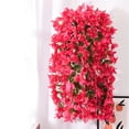 thumbnail image 3 of Artificial Bougainvillea Hanging Basket, Faux Hanging Vine Plants for Indoor & Outdoor Decor, Home Hotel Garden Landscape, 3 of 7