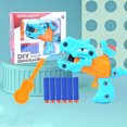 thumbnail image 2 of D Diy Dinosaur Shooting Toy Set Outdoor Battle Game With Projectile Launcher Construction Building Kit For Kids Interactive Play Activity, 2 of 3
