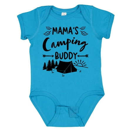 

Inktastic Mamas Camping Buddy Gift Baby Boy or Baby Girl Bodysuit