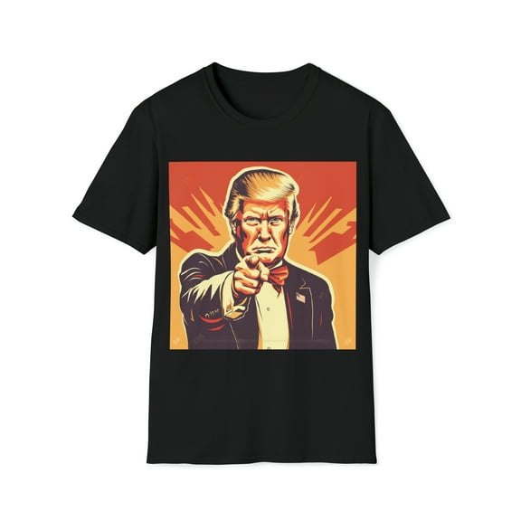 Donald Trump For President Unisex Softstyle T-Shirt 2024 Pointing You