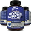 NutriFlair Thyroid Support with Iodine, 120 Capsules – Energy & Metabolism Support - Vitamin B12, Ashwagandha, Schisandra, L-Tyrosine, Bladderwrack, Kelp, Zinc, Selenium, and BioPerine