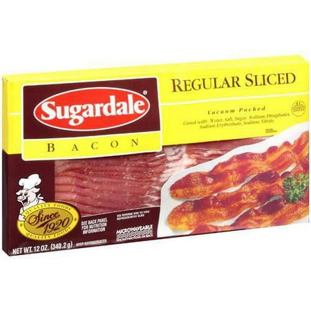 Sugardale Hickory Smoked Bacon, 12 oz.