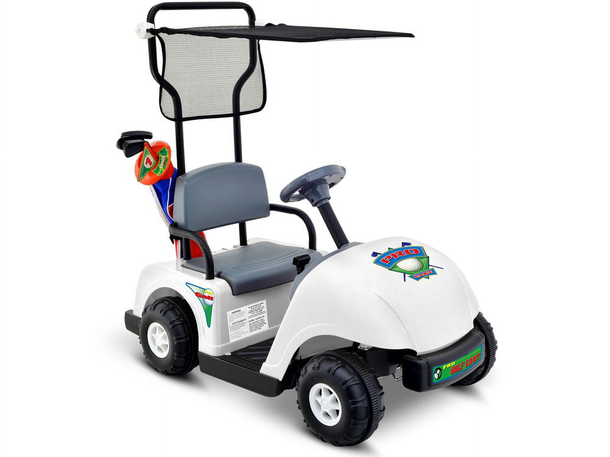 Junior Golf Cart 6v White