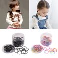 thumbnail image 2 of 100PCS Porte-Queue de Cheval Mode Élastique Cheveux Créatifs Cravate Corde à Cheveux pour les Filles, 2 of 9