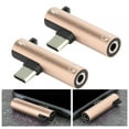thumbnail image 3 of 2Pcs 2 in 1 TypeC to 3.5mm Audio Cable Charger Headset Adapter for Mobile Phones Tablets PCs Audio Cable Adapter TypeC Charger Adapter Audio Cable Charger Adapter TypeC Headset, 3 of 7