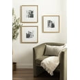 thumbnail image 3 of Kate and Laurel Adlynn Square Picture Frame Set of 3, 16 x 16 matted to 8 x 8, Gold, Modern Three-Piece Frame Set for Gallery Wall Frame Set in Living Room Wall Decor, 3 of 9