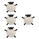 thumbnail image 3 of Posavasos con forma de cordero, posavasos de taza, tejidos a mano, ligeros y modernos, para café. Blanco, 3 of 9