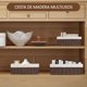 thumbnail image 5 of 3 Piezas Canastas Organizadoras,Canasta para Baño Organizador,Canastas de Mimbre Tejida a Mano,Cesta de Almacenamiento para Hogar,Dormitorio,Baño y Entrada,Cestos Organizadores,Basket, 5 of 12
