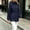 Navy, variant on Hueook Winter Jackets for Women Trendy Coat with Hooded Plus Size Hooded Fitted Waist Windproof Jacket for Winter Outdoor Hiking Casual Versatile Outerwear Top Light Blue M