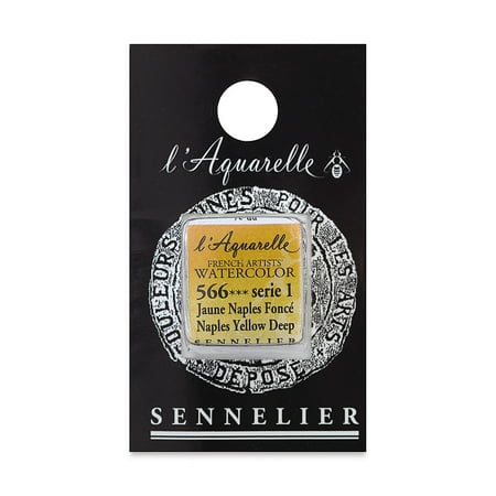UPC: 3046450114109 | Sennelier French Artists Watercolor – Naples Yellow Deep Half Pan