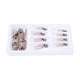 thumbnail image 4 of 24 Uds. Uñas postizas con estampado de leopardo y perlas de imitación, cobertura completa para niñas, herramienta de manicura con punta de uña falsa, 4 of 8