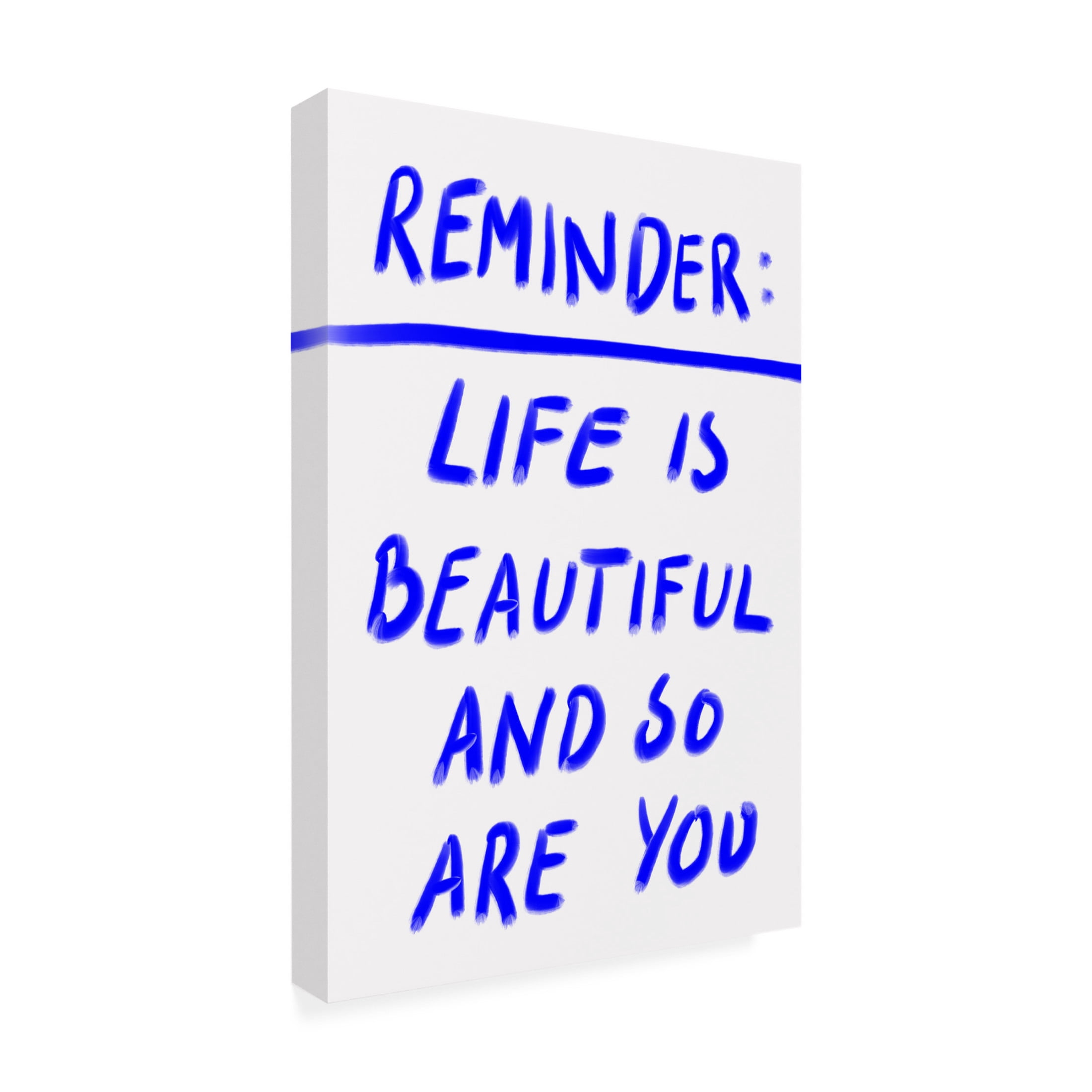 Trademark Fine Art Athene Fritsch  Reminder Canvas Wall Art