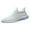 White, variant on Aayomet Shoes Men Sneakers Men Solid Color Mesh Lace Up Casual Shoes Comfortable Breathable Soft Sole,Black 10.5