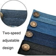 thumbnail image 3 of 8 Pcs Jeans Waistband Extenders Metal Button Extenders Adjustable Waist Extenders for Jeans, Pants, Trouser, Skirt Adjust Waistband, 3 of 5