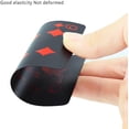 thumbnail image 3 of Waterproof Playing Cards with Unique Pattern & Flower Backing - Cool Black PVC Flexible Classic Magic Poker Tricks Tool, 3 of 5