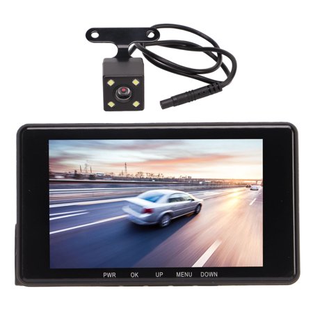 High Definition 4 Inch Screen Car Dash Camera DVR 3 Lens Night Vision Driving Video Recorder, Parking Monitor Dashboard Cam Recording Camera (4 inches / 10.2 cm)