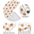 thumbnail image 2 of FMSHPON Maple Leaves Xmas Christmas Tree Skirt Stand Mat for Holiday Party Decoration Indoor Outdoor 48 inches, 2 of 6